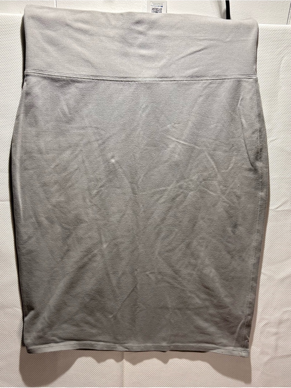 Athleta Light Gray Stretch Pencil Skirt